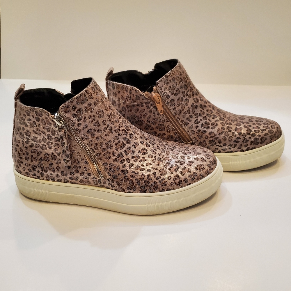 Rose Gold Leopard Fashion Sneakers